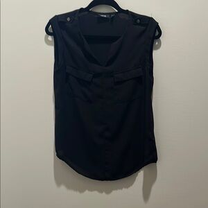 Black Sleeveless Top